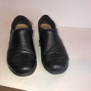 CLARKS CHANNING ANN SLIP-ON SIZE 11 COLOR BLACK